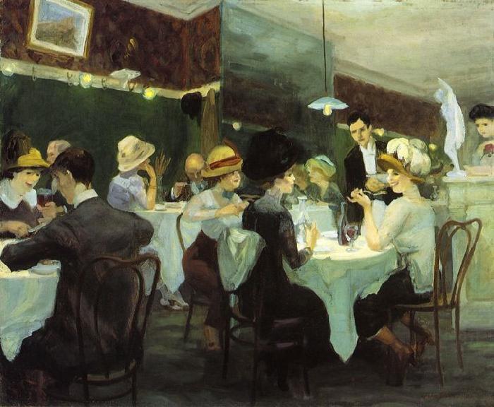 John French Sloan Renganeschi's Saturday Night (1912) by John Sloan oil painting picture